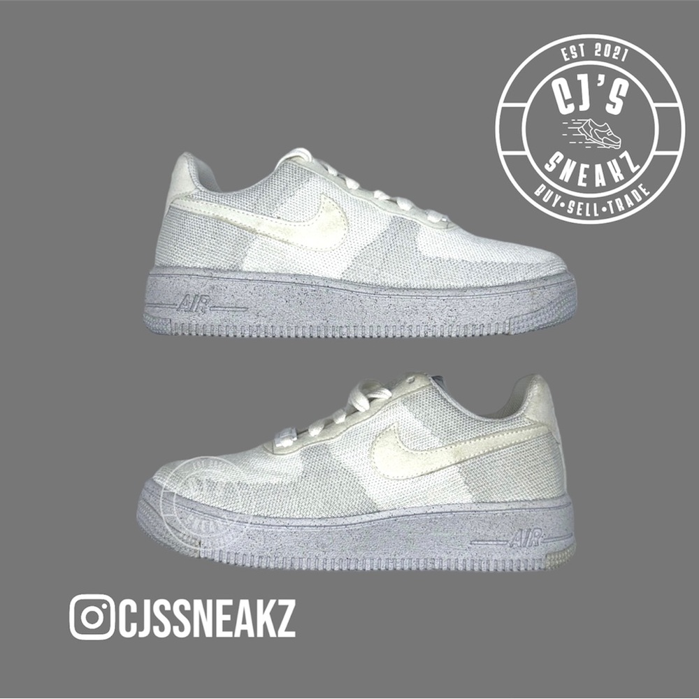 Nike Air Force 1 Crater Flynn it ‘White Wolf Grey’ Size 4 Deadstock!